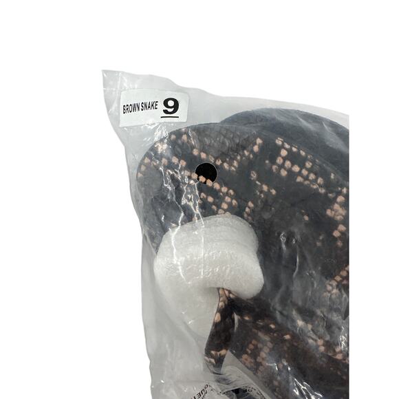 Solei Sea Women's Brown Snake Indie Flip Flop Sandals Size 9 - Picture 4 of 8